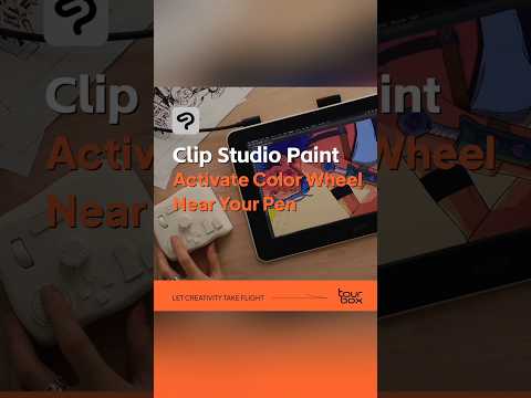 💡Activate Color Wheel Near Your Pen In #CSP