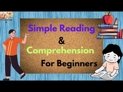 Reading comprehension for Beginners / Reading comprehension / English Fluency for Kids/Kindergarten