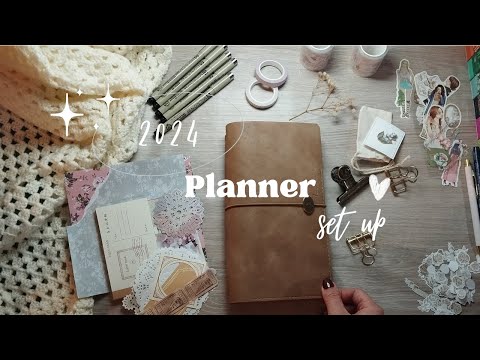 2024 Planner Set Up | How to make Collages |