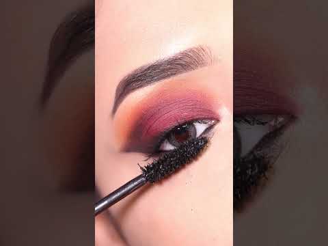 Red Smokey liner look for NYE || Shilpa #shorts