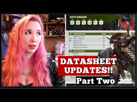 ORKS!! Datasheet Updates & Points, Part 2