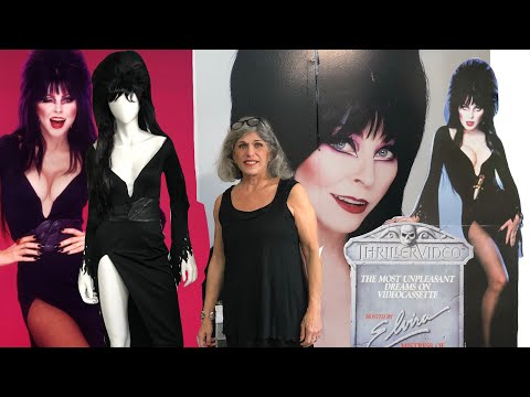 Doris Tours Elvira Mistress of the Dark's Wardrobe Spooky Burlesque Costumes & More #vintage #style