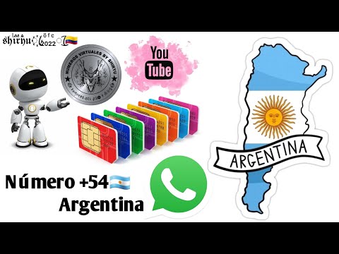 Cómo obtener número +54🇦🇷 del pais de Argentina para whatsapp 2022 #whatsapp