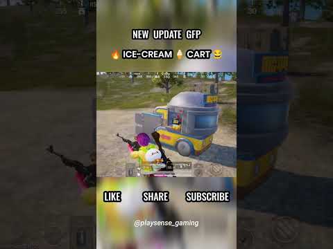 😍 Ice Cream Cart 🍨🍦Game For Peace #newupdate #shorts #funny