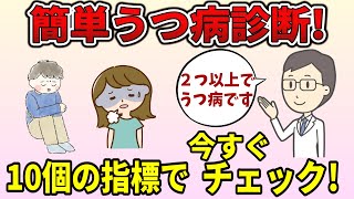 【ゆっくり解説】今すぐチェック!簡単うつ病診断