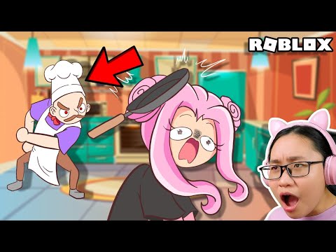 This Chef Won't Let Me LEAVE His Restaurant! | Roblox | Escape Chef Kitchen Obby