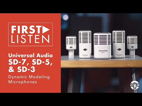 First Listen: Universal Audio SD-7, SD-5, & SD-3 Dynamic Modeling Microphones