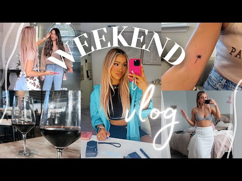 WEEKEND VLOG: Last days working at salon, Getting matching tattoos, Princess Polly haul, Date night