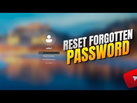 Reset Forgotten Password in 2024 | Windows 11/10