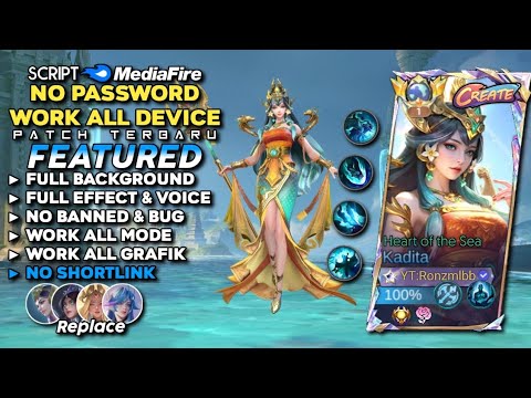 Script Skin Kadita Create Heart of the Sea No Password | Full Effect & Voice - Patch Terbaru 2024