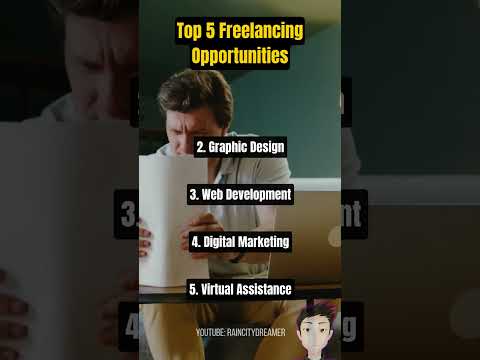 Top 5 Freelancing Opportunities In 2024 #shorts