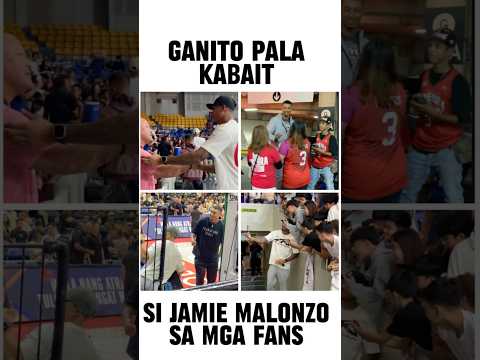 ang bait ni jamie malonzo sa mga fans #pba #jamiemalonzo #ginebra #pbalive #basketball #shortsviral