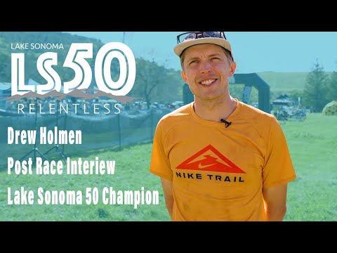 Post-Race Interview with Drew Holmen | Lake Sonoma 50 Mile Champion 2023