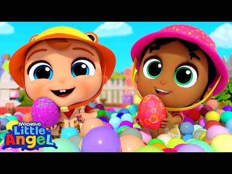 Funny Animals Song | Little Angel And Friends Kid Songs