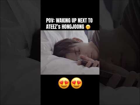 Waking up next to hongjoong ✅ #hongjoong #ateez #kpopidol #edit #atinysforpalestine #kimhongjoong