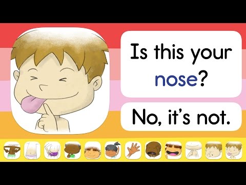 Body Parts Vocabulary and Pattern Practice for Kids - ELF Kids Videos