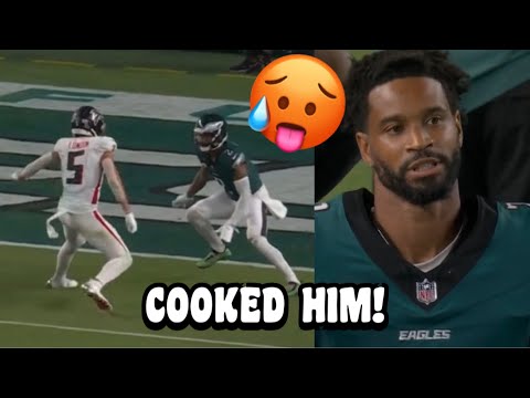 Drake London ‘COOKED’ Darius Slay & Quinyon Mitchell 😳 Eagles Vs Falcons 2024 highlights