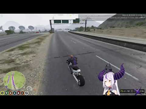 [VCR GTA] 3 Minutes of LAPLUS Singin' and Vibin' On the Road | [hololive/Laplus Darknesss]