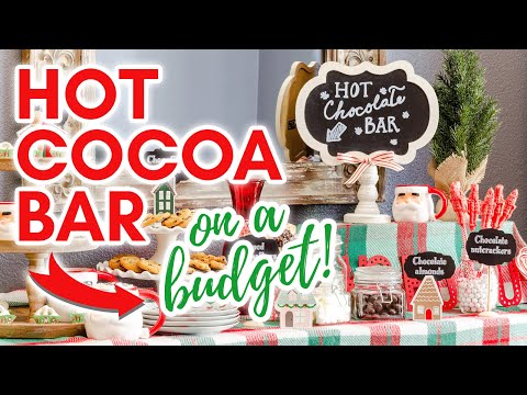 Christmas Hot Cocoa Bar Ideas | Decorate with Me!