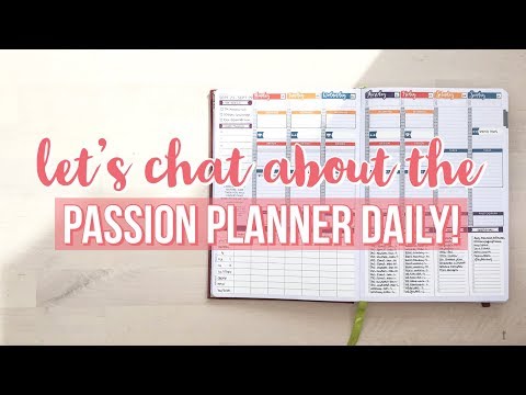 Fall Color Palette Plan with Me - Passion Planner