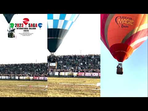 [1minute Movie] 2023 Saga Internationa Balloon Fiesta 5th days - Pacific Cup Flyin -