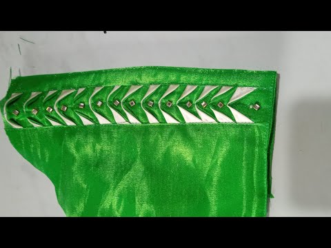 designer sleeve stitching tutorial in ಕನ್ನಡ [blouse sleeve stitching] amazing sewinghacks/easy