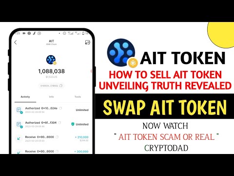 How to sell ait token on Bitkeep || Sell/Swap AIT token to BUSD || Ait token swap