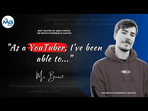 Mr Beast (Jimmy Donaldson) Quotes on YouTube, Success & Money | TMGQ #29