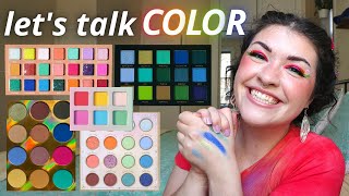 THE BEST COLORFUL EYESHADOW PALETTES | neons! pastels! neutrals with pops of color!🌈