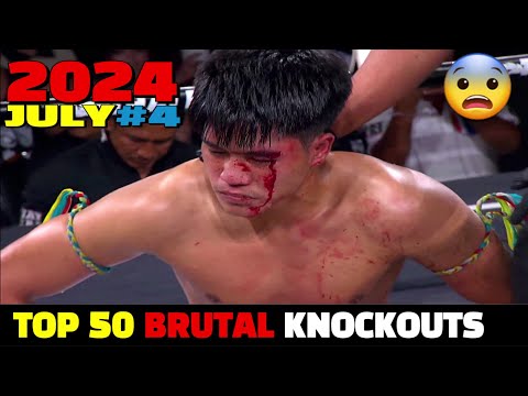 July 2024:Top 50 Savage Knockouts #4  (MMA•Muay Thai•Kickboxing•Boxing) [HD]