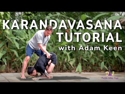 Karandavasana Yoga Pose Tutorial with Step-by-Step Instructions | Adam Keen | Purple Valley Yoga