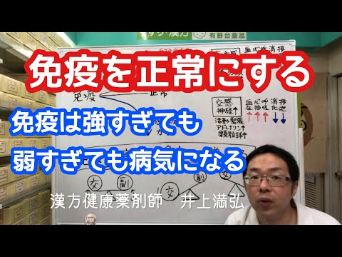 免疫は強すぎても弱すぎても病気になる【免疫を正常にする】