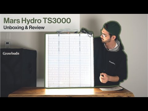 Mars Hydro TS3000 LED Grow Light Unboxing & Review