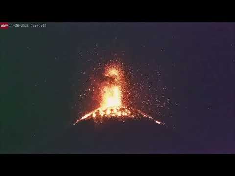 Last Night at Fuego Volcano...