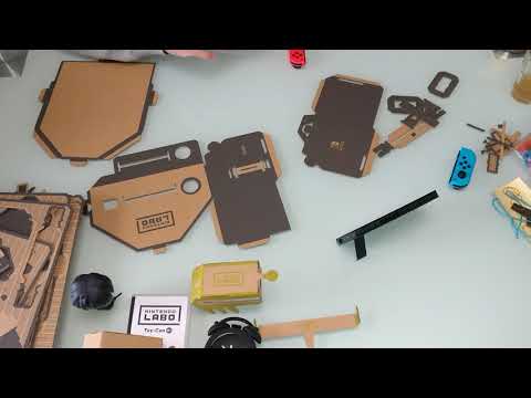 Nintendo Labo Unboxing + Timelapse Piano/RC car