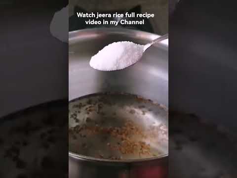 Restarunt Style Indian Jeera Rice Easy Lunch Recipe