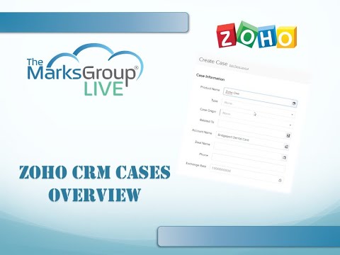 Zoho CRM Cases Overview