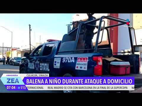 Niño es herido de bala durante un ataque armado en Culiacán, Sinaloa | Noticias con Francisco Zea