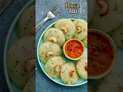 Rava Idli 😍😋 #shorts #ravaidli #tiffinideas #healthyrecipe #viralvideo #recipe #asmr