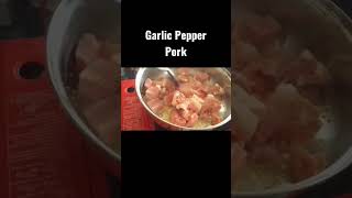 This is an #easytocook #recipe for a #pork dish called #garlicpepperpork