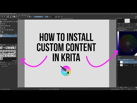 Installing Krita Brushes & Custom Content - Tutorial