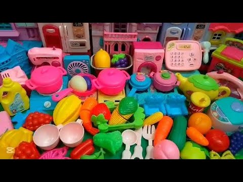 ASMR : Giant Unboxing miniature kitchen items | #satisfying 💚