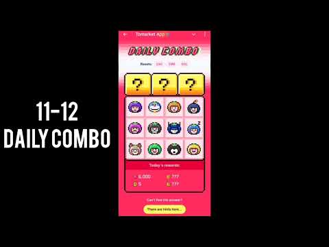 Tomarket combo today | tomato combo today | tomato daily combo today | tomarket airdrop daily combo