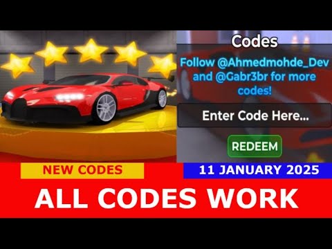 *NEW CODES* Rate My Car, ROBLOX | ALL CODES | JANUARY 11, 2025