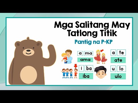 Unang Hakbang sa Pagbasa sa Filipino | Mga Salitang May 3 Titik | Reading and Literacy Grade  1