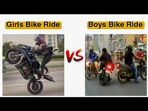 Girls Vs Boys Bike Ride | #boysvsgirls #bikeride