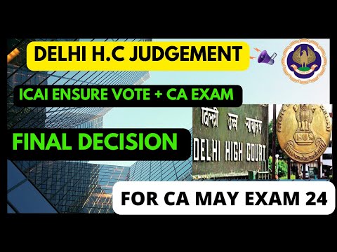 |High Court Final Decision On Postponement Of CA Exam| ICAI Play Smartly With Students|