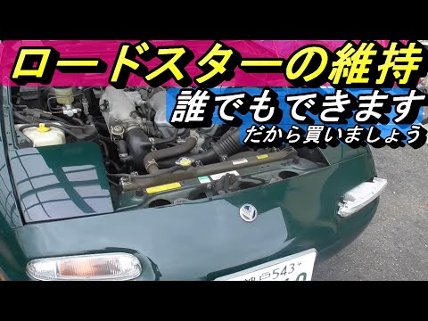 【マツダ・ロードスター】ユーノス・ロードスターは誰にでも維持できる財布に優しく楽しい車。ああ、幸せ！