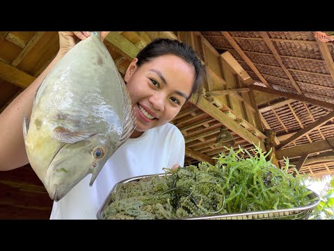 First time eating this Fish | Three different kinds of seeweed on how to prepare | Bohol