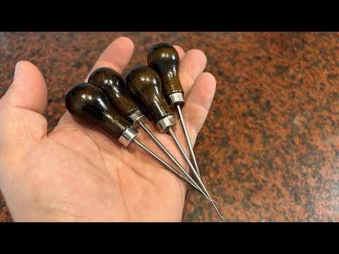 You Won't Miss the Point! Leather Punch Awl 4-Pack by TechUnite